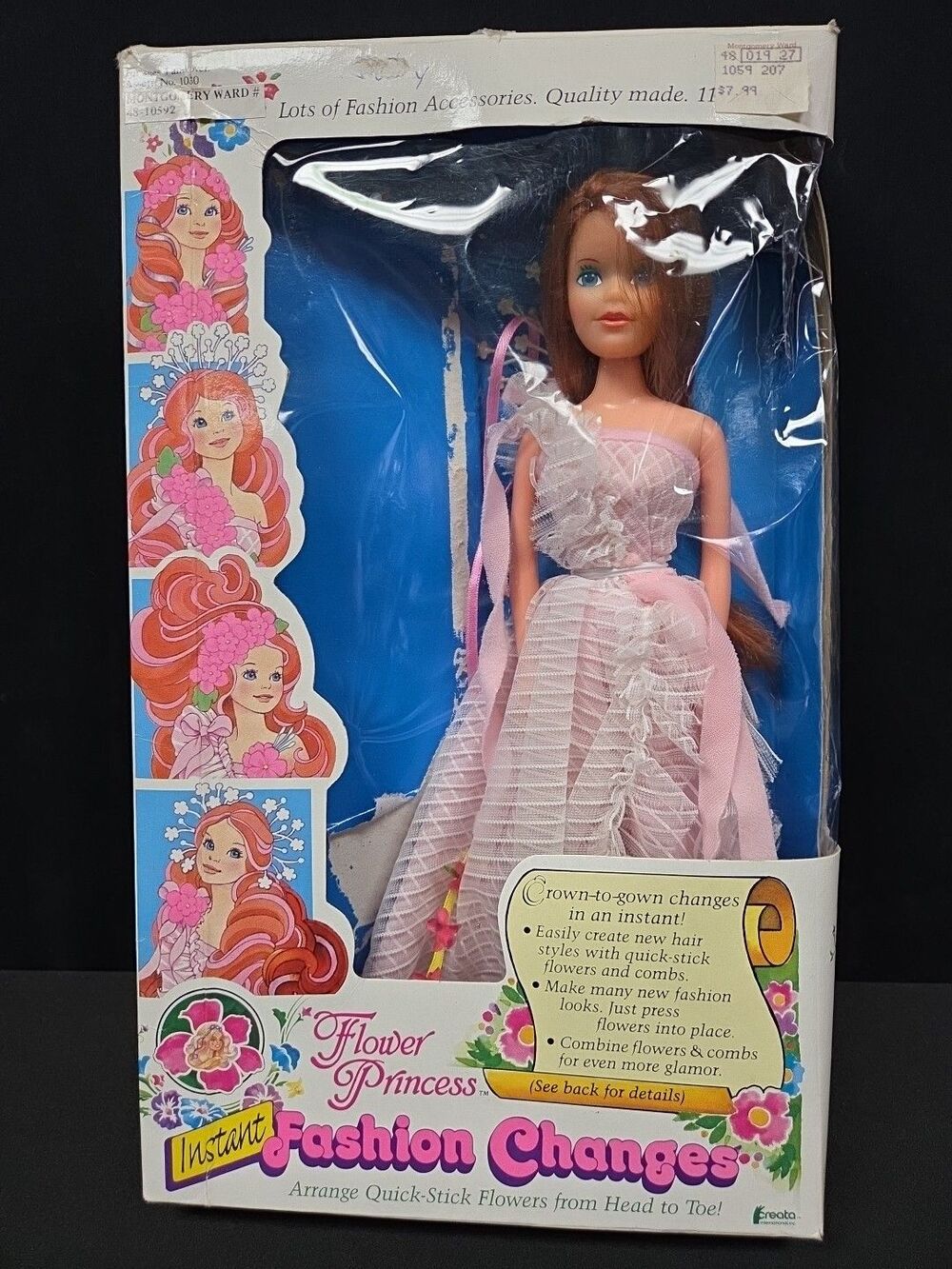 Flower Princess Doll #5975 Ultra Rare Creata Montgomery Ward Instant Changes